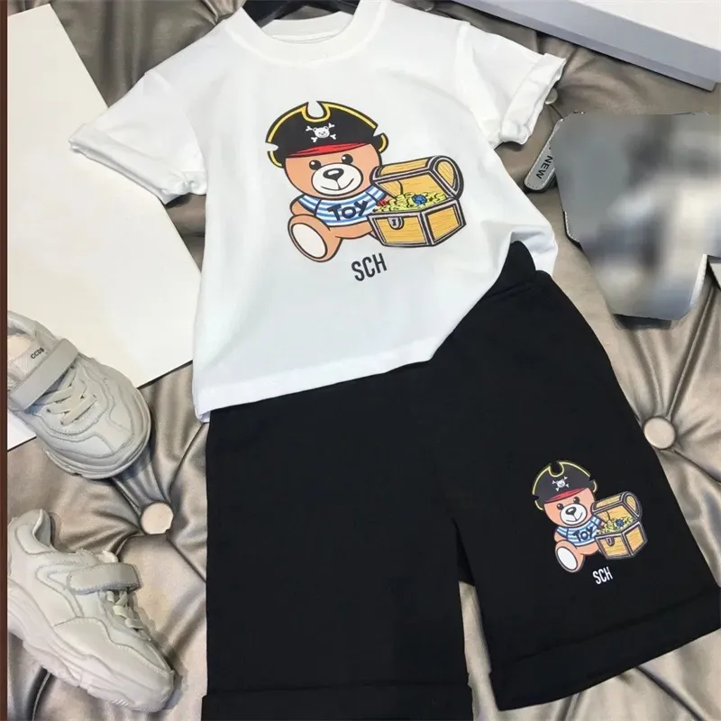 Designer Baby Kids Clothing Suits Jungen Fashion Summer Shirts Mädchen Freizeitkleidung Sets Kurzarm Kurzarm Top hochwertiger Dhgate