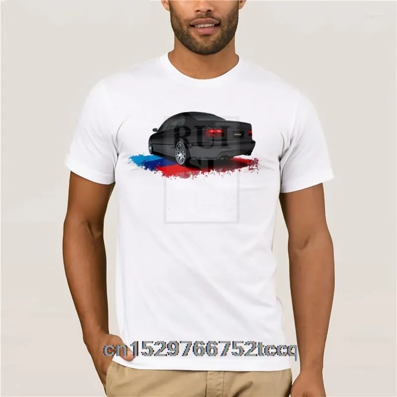 T-shirts pour hommes T-shirt dessin animé 2023 Designer adultes décontracté blanc E38 M5 M puissance impression numérique hommes chemise d'été pour