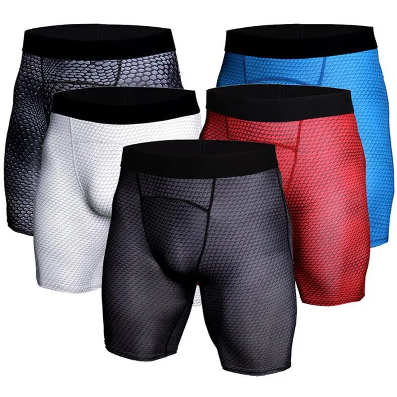 Pantalones cortos para correr Verano para hombres Gimnasio Fitness Medias de compresión Entrenamiento Entrenamiento Pantalones cortos Hombre Baloncesto Jogging Pantalones