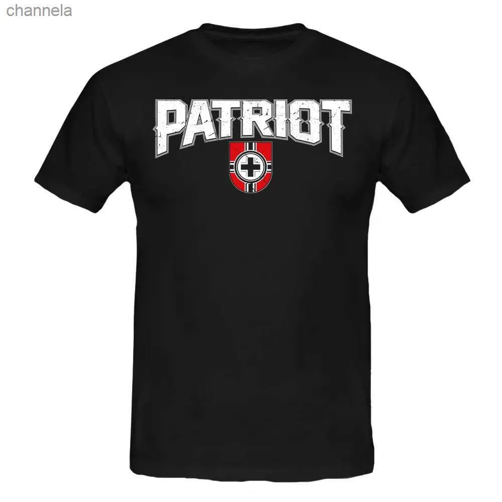 T-shirts pour hommes T-shirt patriote drapeau de bataille de l'Empire allemand. T-shirt d'été en coton à manches courtes pour hommes Nouveau S-3XL