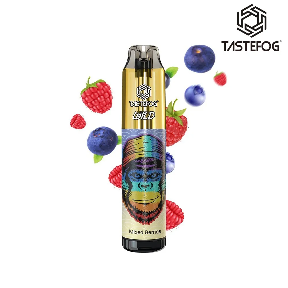 Groothandel Tastefog Wild 7000 Puffs wegwerpvape pod 20mg flitsende RGB LED 850 mAh Oplaadbare wegwerpbaar mini-sigaret