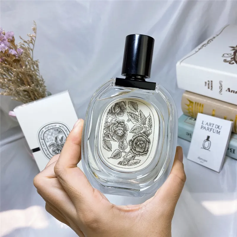 Słynny do Son des Sens Rose 100 ml EDT Perfume Unisex Zapach długotrwały naturalny spray i drzewny zapach bezpłatny wysyłka