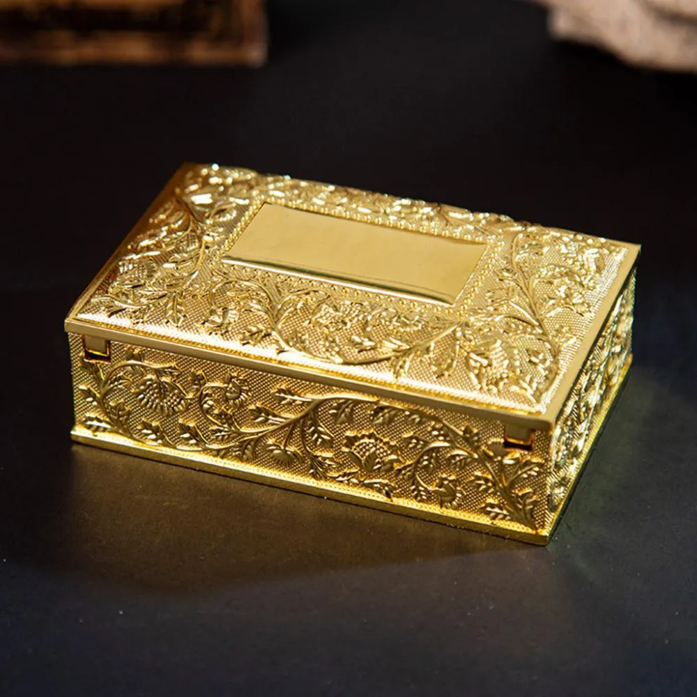 Antique Jewelry Case Vintage Design Jewels Holder Trinkets Organizer Box