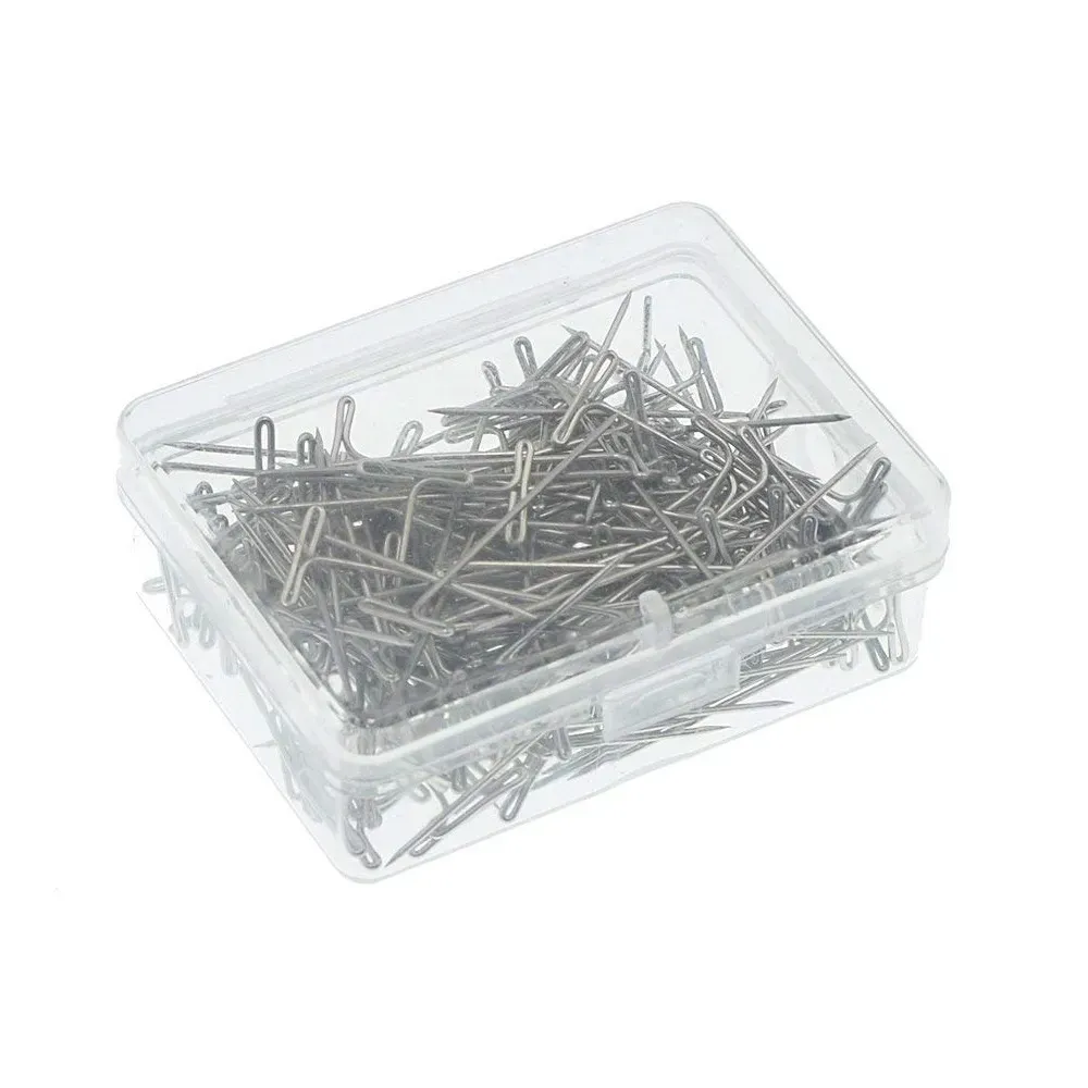 Pieces Wig T Pins Holding Display Silver 38mm Long Styling Tools Stainless Steel Dressmaker Straight Quilting