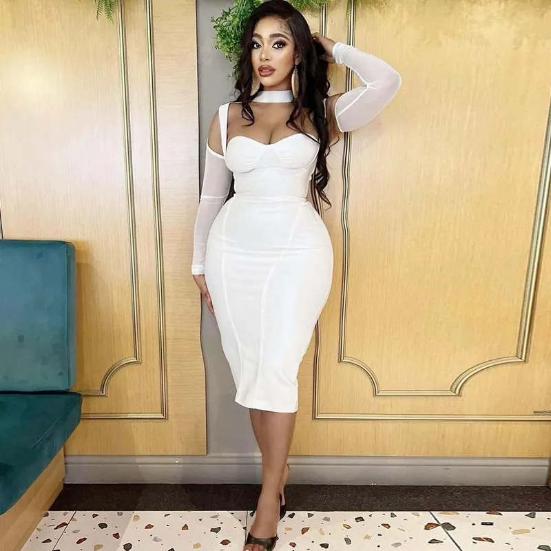 Vestidos Ajustados De Verano Para Mujer Moda Hasta La Rodilla