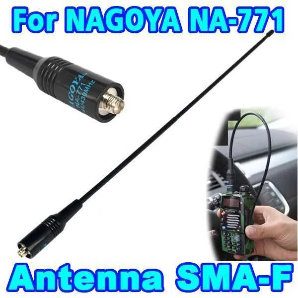 カーカーミニトーキアトーキーアクセサリーNA-771 UT-108UV SMA-M SMA-Fアンテナ144/430MHz空中baofeng uv-3r th-uvf9 th-uv3r kg-uv6d