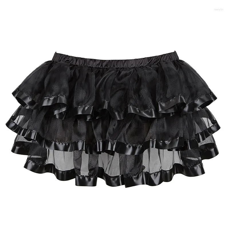 Mesh ruffle mini skirt cheap