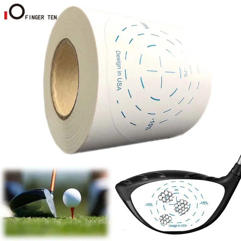 Autres produits de golf Autocollants d'impact Autocollant surdimensionné Étiquettes en bois Roll Balls Frapper Enregistreur pour hommes Femmes Pratique Drop 230520