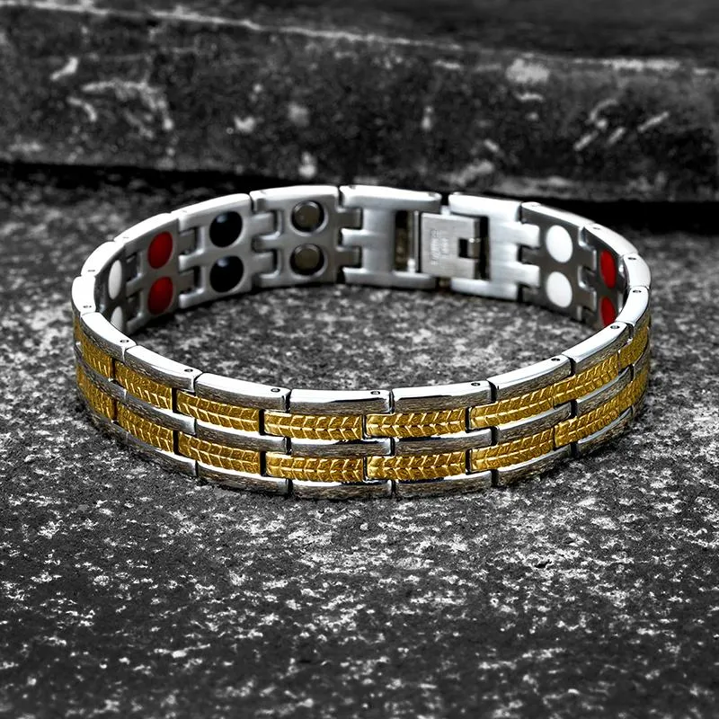 Stainless Steel Health Care Magnet Therapy Bio Energy Bracelet at Rs 300 |  Bandra West | Mumbai| ID: 27163467030
