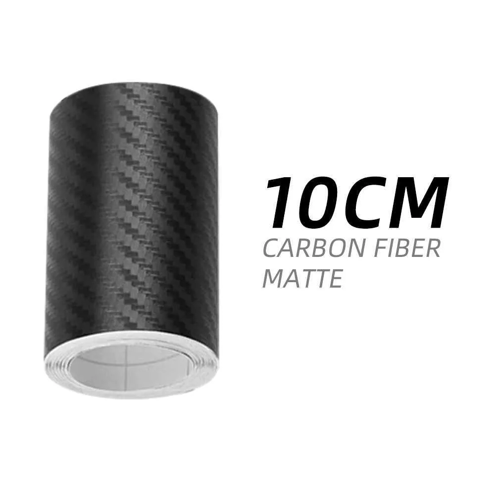 Cheap 3D Carbon Fiber Sticker Black Vinyl Film DIY Car Decoration Protection  Film Matte Carbon Fiber Tape Anti Scratch Waterproof