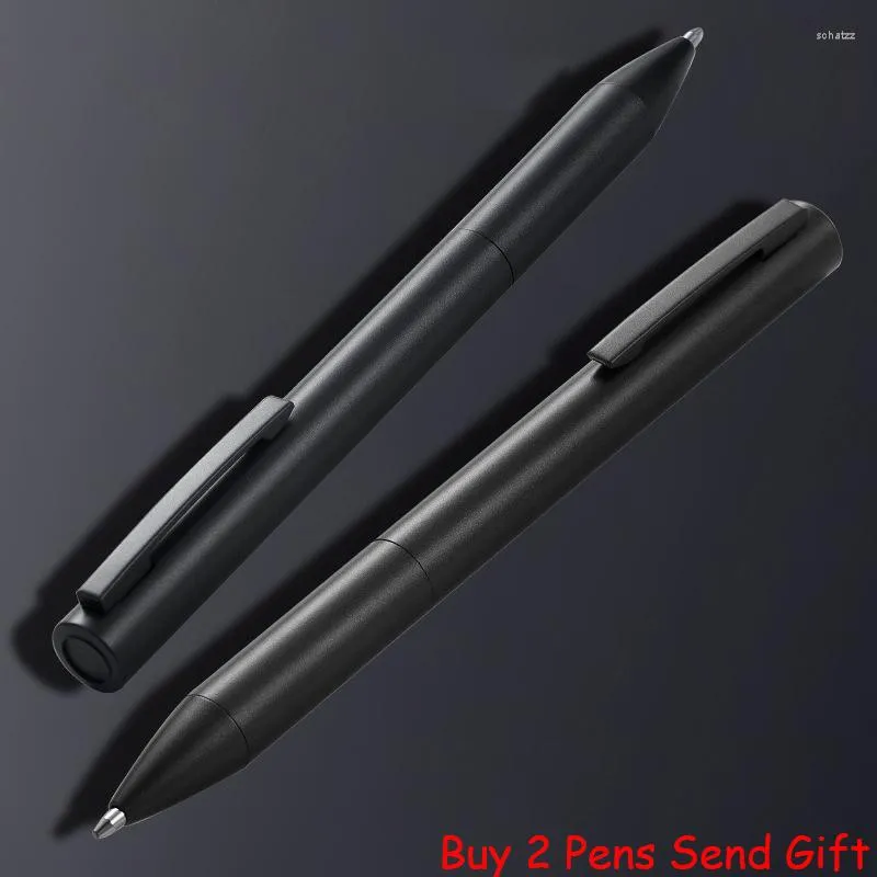 Selling Full Metal Brand Ballpoint Pen Short Size Business Men Signature Writing Buy 2 Send Gift