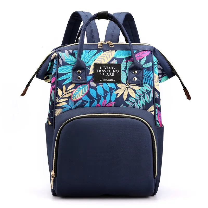 School Bags Nylon Women Backpack Ladies Shoulder Backpacks Large Capacity Mommy Baby Nursing Fashion Female Business Laptop 23519