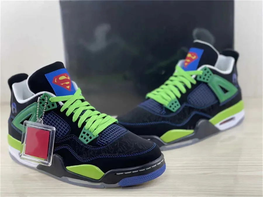 Jordan retro 4 superman hotsell