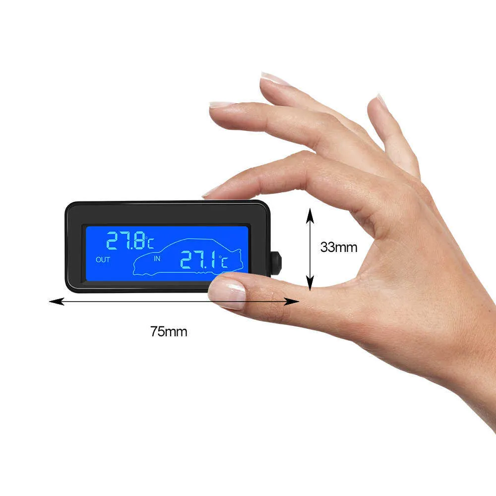 Waterproof Mini LCD Digital Thermometer For Indoor/Outdoor Use With 1.5M  Cigar Lighter Fastest Ethernet Cable Convenient Temperature Sensor For Cars  From Skywhite, $7.27