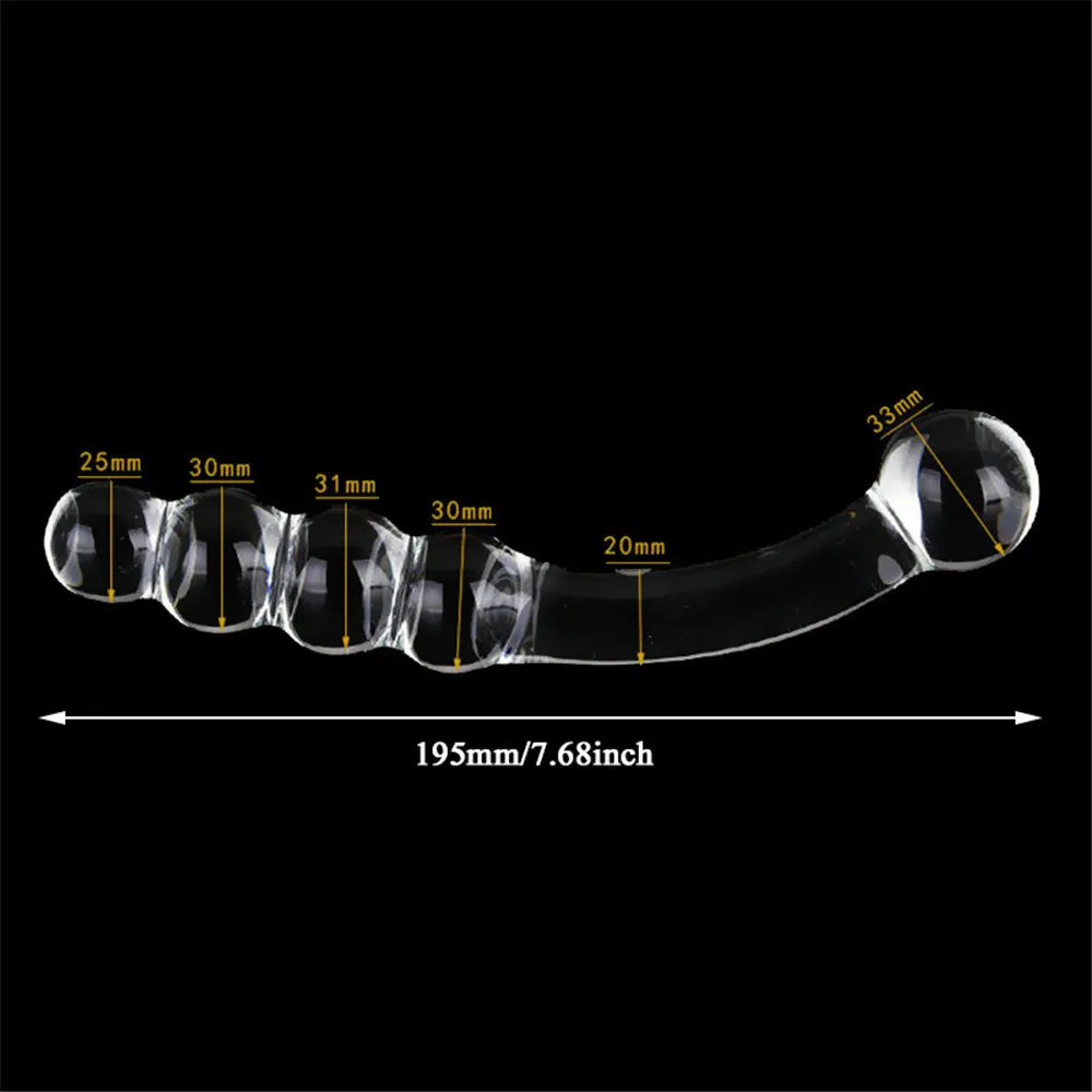 Erwachsene Spielzeug Glasdildo Gefälschte Kristall Anal Perlen Butt Plug Prostata-massagegerät G-punkt Weibliche Masturbation Spielzeug 23_voghion.com