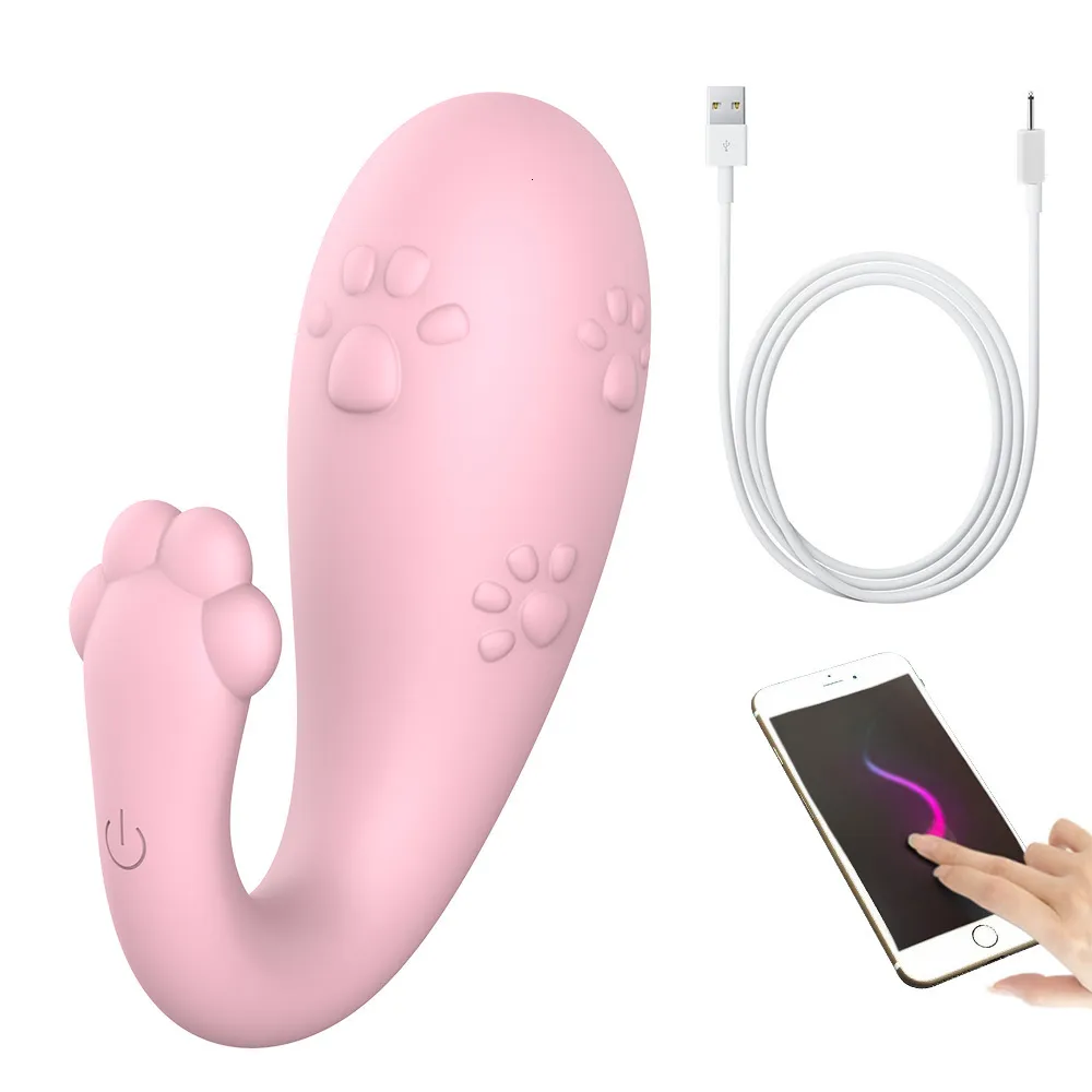 Vibratore g-spot app per donna silicone giocattolo mostro_voghion.com