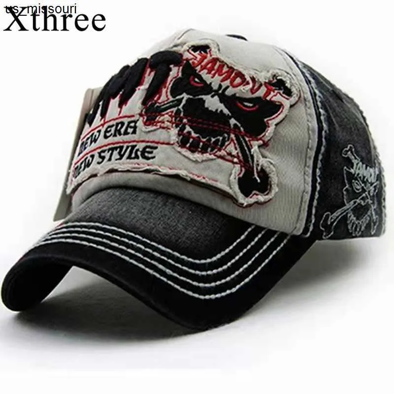 Ball Caps Xthree Cotton Fasion Leisure Berretto da baseball Cappello per uomo Snapback Hat Casquette Berretto da donna Accessori moda all'ingrosso J230520