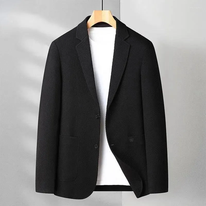 Mäns kostymer Butik Herrmode Bekväma affärer Casual Korean Style British Dress Wedding Single Western Blazers C84