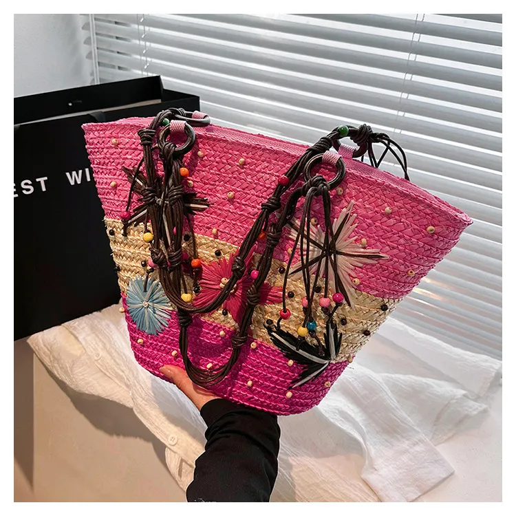 Warehouse straw bag sale