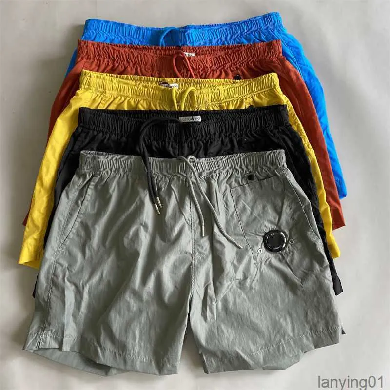 Sommer Strand Hosen Männer Shorts Cp Designer Shorts Outdoor Sport Schnell Trocknend Jogginghose Stickerei Nylon Kurze Hosen