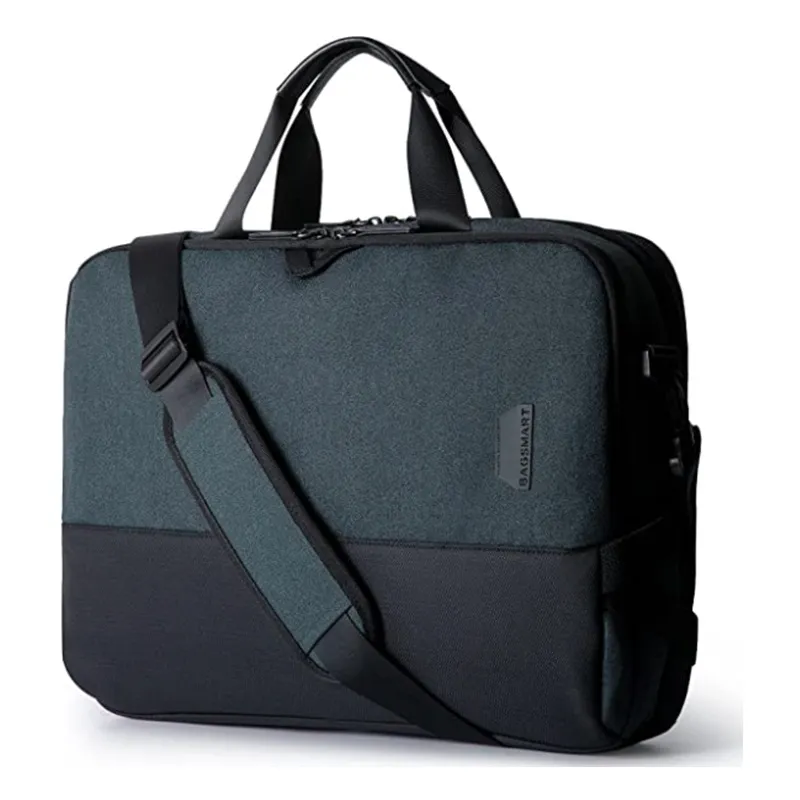 15,6-дюймовая сумка для ноутбука оксфордская ткань портативный мужской бизнес-портфель черный плечо.