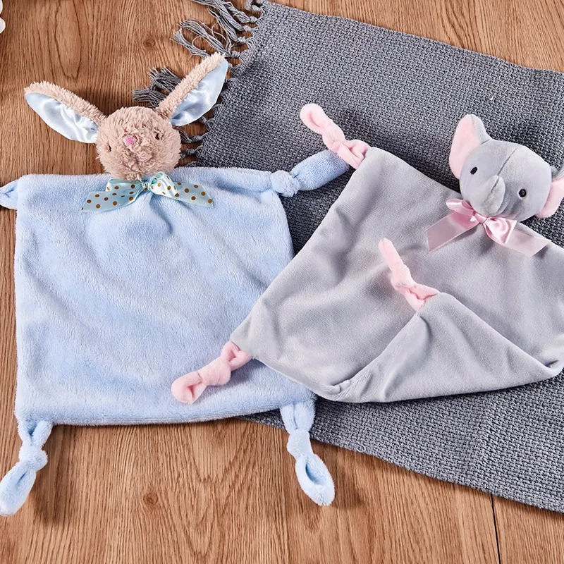 Plush baby comforter hot sale
