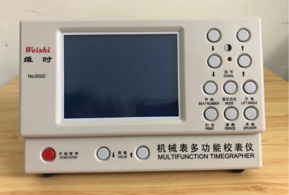 Outils de réparation de montres ! WeiShi Timing Tester Machine Multifonction Timegrapher NO. 3000