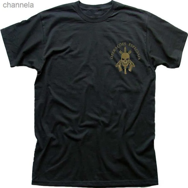 Mäns T-shirts Bope Tropa de Elite. Brasilien SWAT Special Elite Force T-shirt. Summer Cotton Short Sleeve O-Neck Mens T Shirt Ny S-3XL