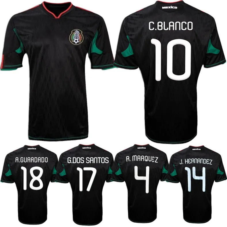 mexico football shirt black
