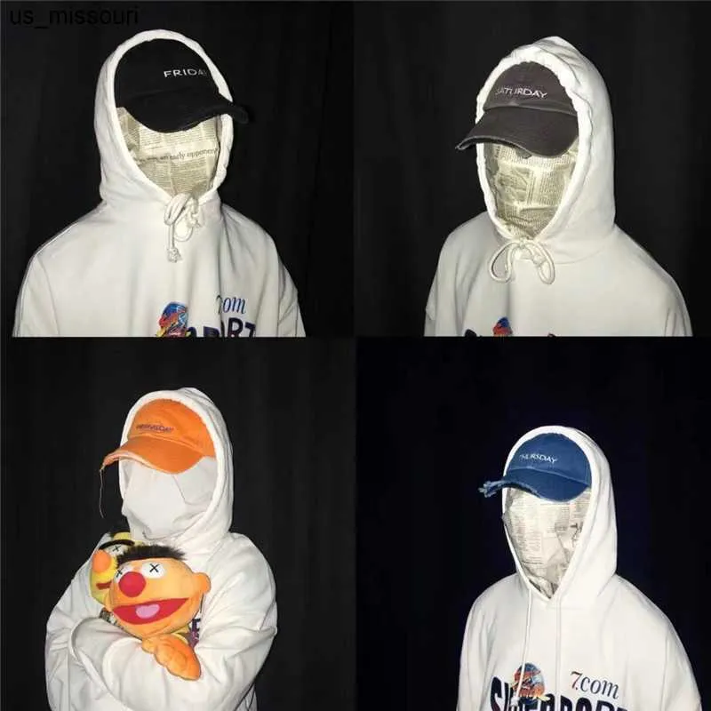 DHgate.com:Vetements Ripped Denim Baseball Cap for Men and
