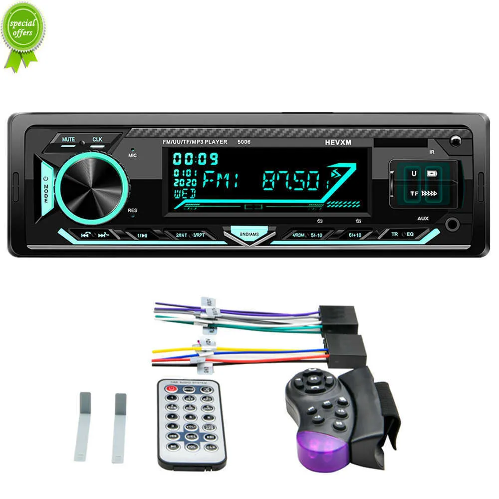 NEW CAR 12 PIN ISO PORT FM RADIO STEREO BLUETOOTHMP3音楽プレーヤーハンドフリーコール