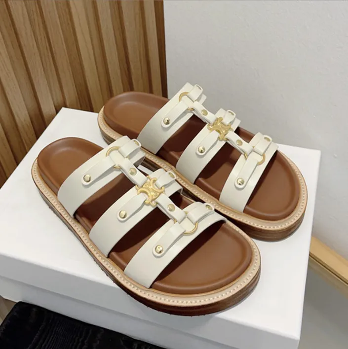 Designer flat sandals outlet