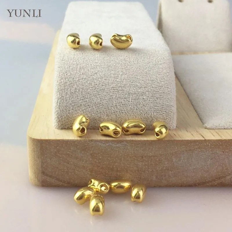 ネックレスYunli Pure 24K 999ゴールドペンダントネックレスクラシックリアルゴールドアカシアビーンズディーアクセサリーファインジュエリーギフトPE015