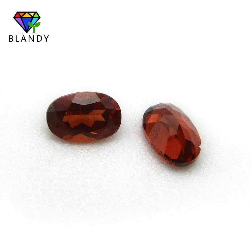 Cristal prix de gros 2x36x8mm forme ovale pierre de grenat rouge 5A qualité brillant coupe lâche couleur rouge perles de pierre naturelle pour bijoux