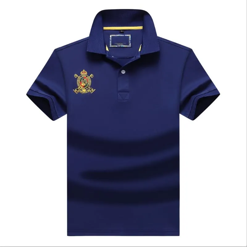 2024 Nowy wzór duży kucyk Polo Solid Kolor T-shirt Classic 3# i wolny krótki rękaw Big Horse