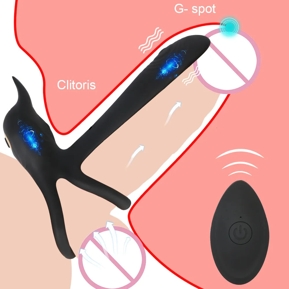 Giocattoli per adulti G Spot Massaggiatore Masturbazione Uomo Ritardo Eiaculazione 10 Velocità Vibratore Giocattoli del sesso Prodotto per adulti_voghion.com
