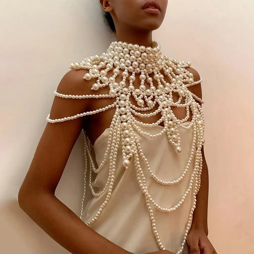 Chain 2024 pearl necklace
