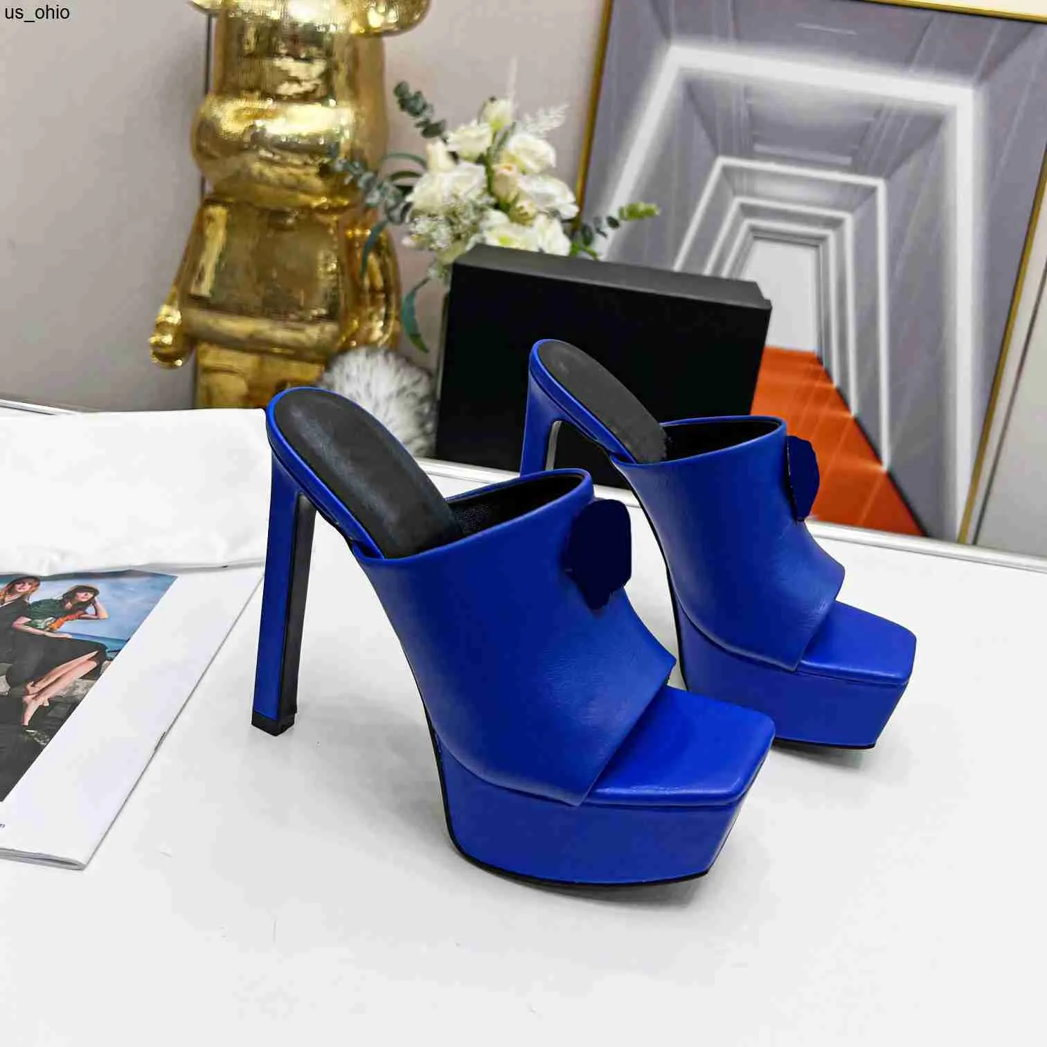 Pantofole con tacco alto hotsell