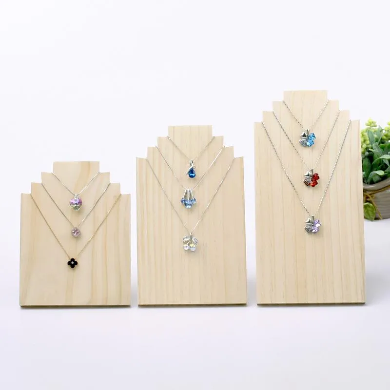 Boxes Solid Wood Pendant Display Stand Necklace Stand Log Jewelry Display Stand Jewelry Storage Rack Shooting Props Jewelry Organizer