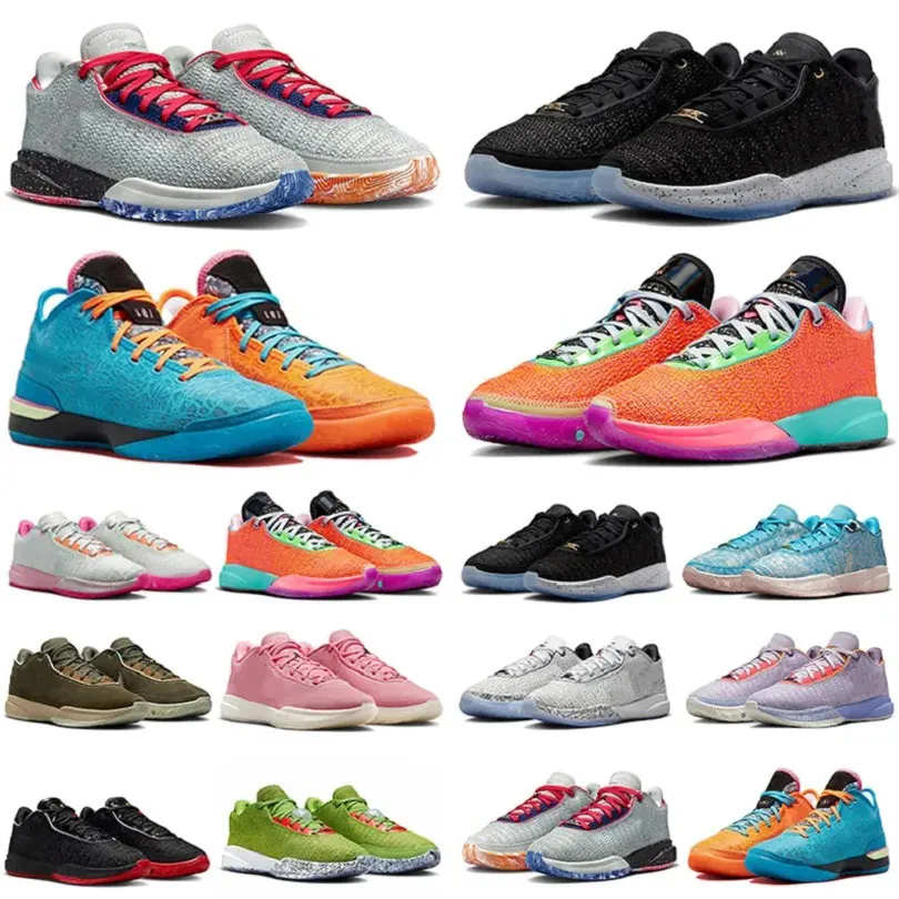 2024 Herr 20 20S basketskor Sneaker Black Gold Bred Christmas Total Orange I lovar Pink Diamond Debut Young Heirs Christmas Trainer Sports Sneakers 40-46