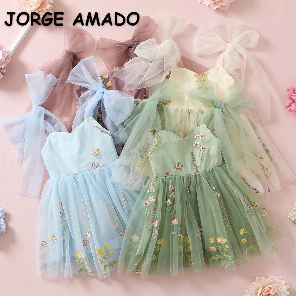 Girls Floral Tutu Dress Sleeveless Summer Party Dress Kids Dance Performance Clothes From Zhi08 12.36 DHgate.Com