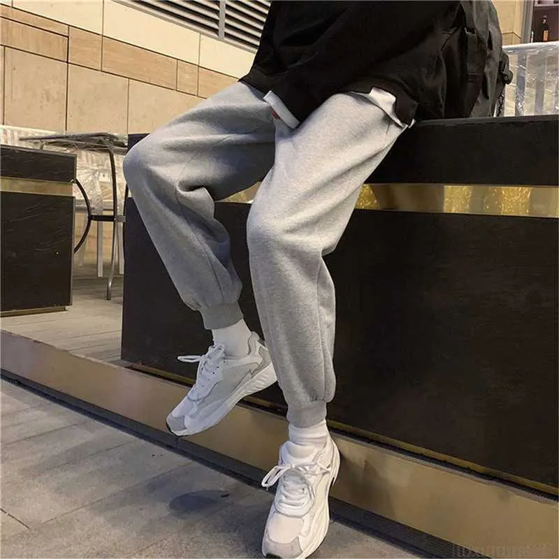 Men's Pants 2023 New Solid Color Sweatpant Men Brand Causal Long Pants Men'S Jogging Running Pant Women Harajuku Style Pencil Pants Male