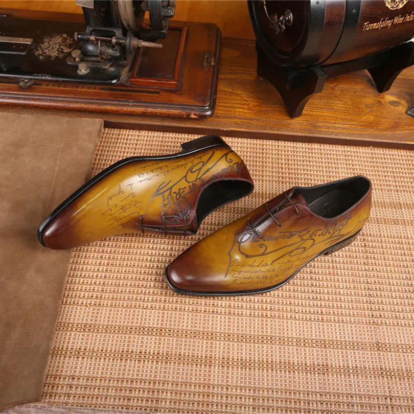 Berluti Alessandro Scritto Leather Shoesメンズ