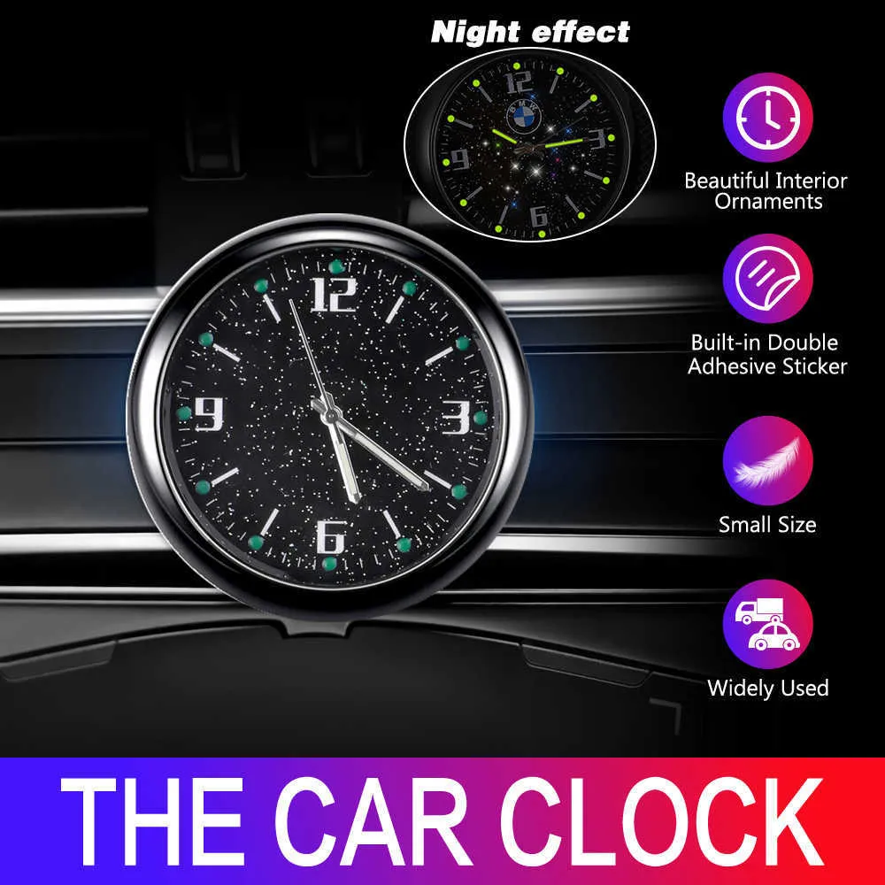Auto Leuchtende Uhr, Auto Armaturenbrett Uhr, Autos