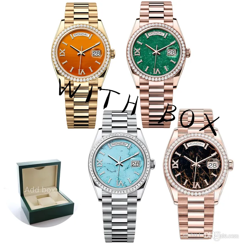 sichu1 Heren designer horloge 40 mm diamanten ringhorloge automatisch mechanisch horloge volledig roestvrijstalen band klassiek saffier waterdicht horloge Montre de luxe
