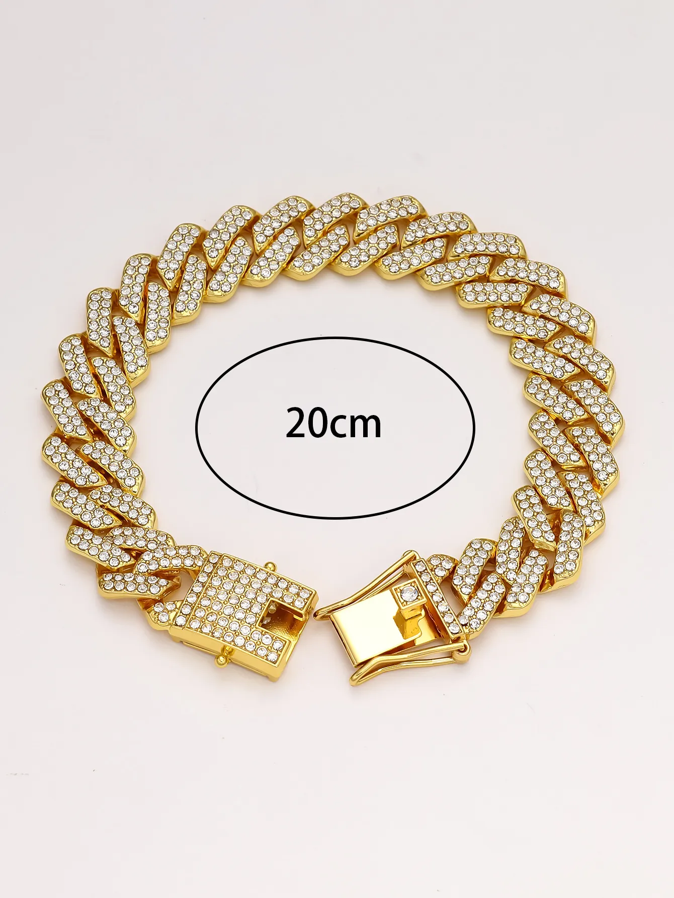 Designer cuban link bracelet top