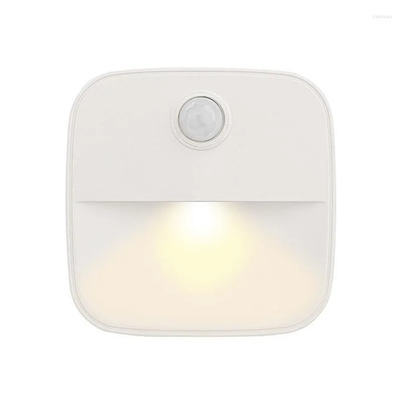 壁のランプ赤外線誘導ナイトライトが小さな通路バスルームに接続されていますLED