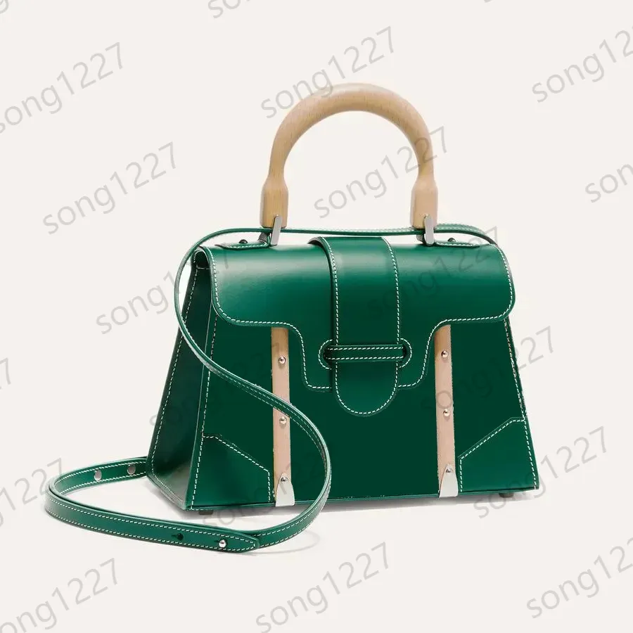 5A Mini Bracket Tote bag Модная женская сумка через плечо Сумка через плечо роскошная кожаная мягкая и прочная легкая космическая большая фурнитура идеальный размер 24 14 9