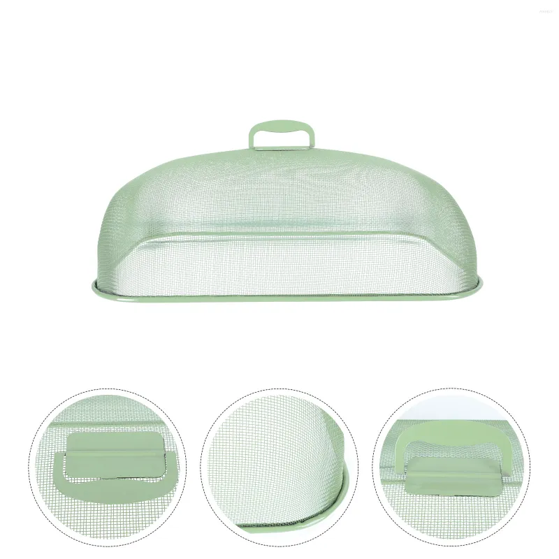 Set di stoviglie per esterni Teepee Mesh Screen Tendine Cover Cupola in ferro Piatto da dessert da picnic