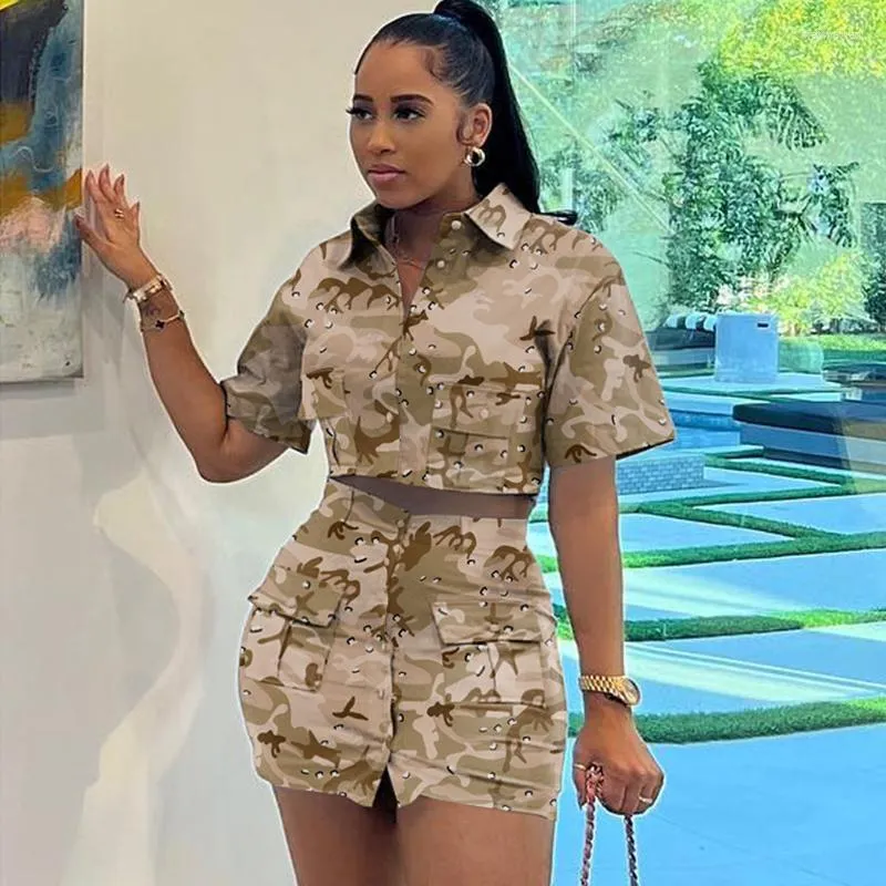 Camouflage skirt and jacket discount